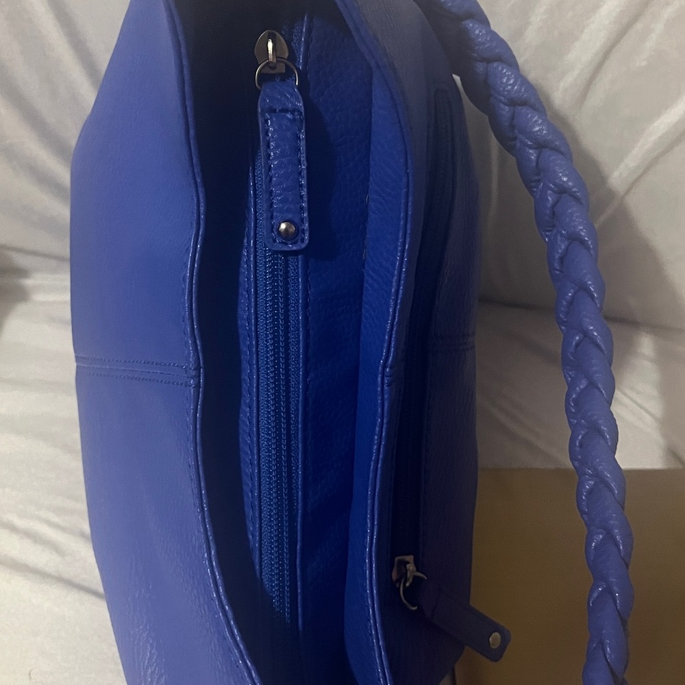 Apt 9 Blue Leather Hobo Bag - Picture 6 of 12
